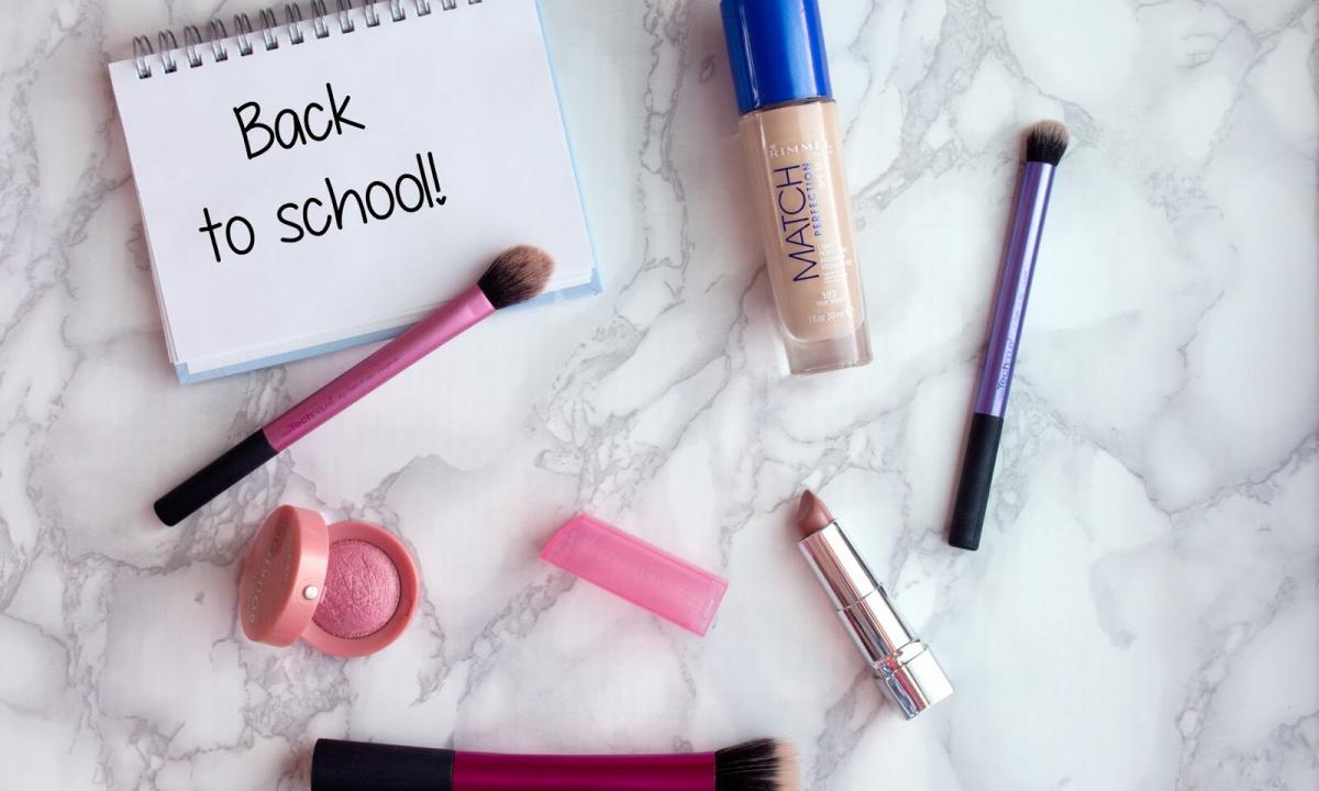 How to make make-up for school
